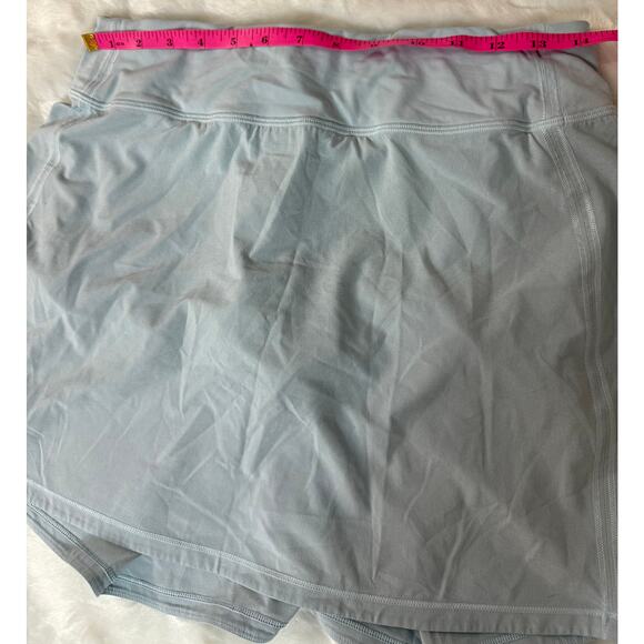 Lululemon Pace Rival Running Tennis Skirt Skort Pleat Light Powder Linen Blue 6 - Picture 11 of 12
